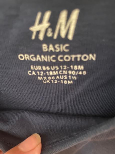 Detské tričko, h&m,86