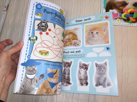 My playful puppy / my cute kitten stickers,