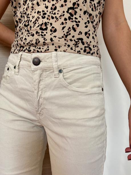 Béžové nohavice herrlicher, m