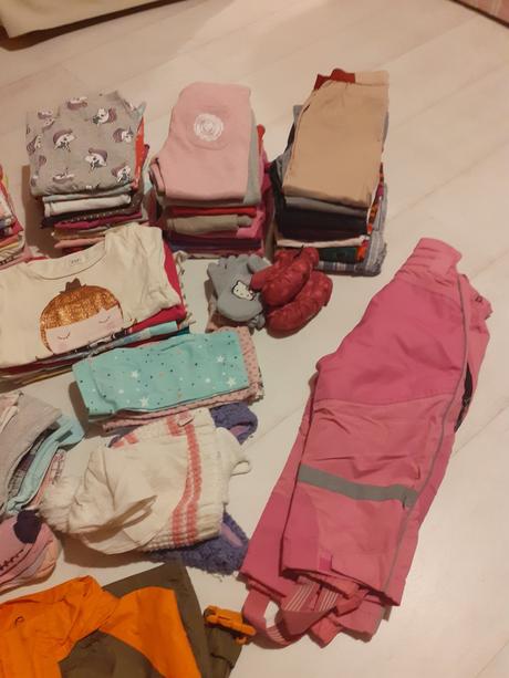 Sada oblečenia pre dievča 1,5 až 3 roky, 86–98