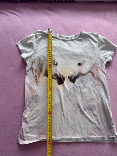 Tričko kôň, h&m,146
