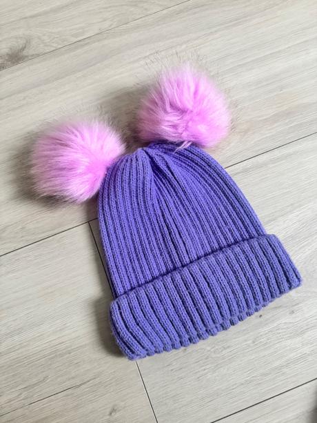 Dievčenska čiapka s brmbolcami, pepco,134