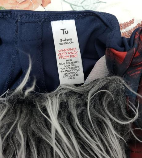 Karnevalový overal na 3-4 roky, 