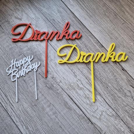 Zápichy na torty alebo do darčekových košov, 