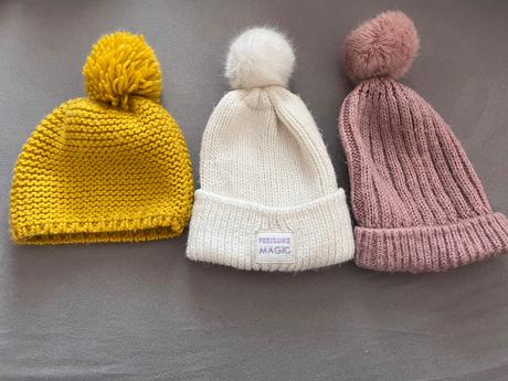 Zimne pletené čiapky, h&m,134