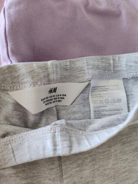 Cyklošortky 4ks, h&m,140