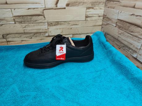 Rieker 37 - dámske kožené čierne topánky, rieker,37