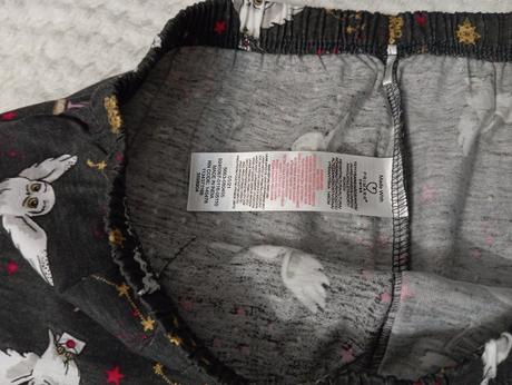 Spodné pyžamo nohavice tepláky potter sova 146, primark,146