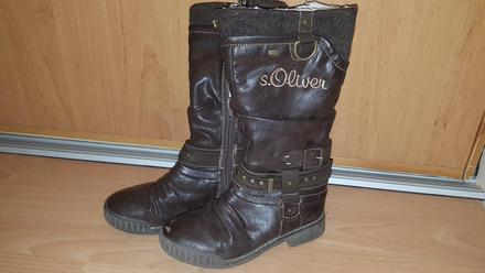 Zateplené čižmy s.oliver č.31, s.oliver,31