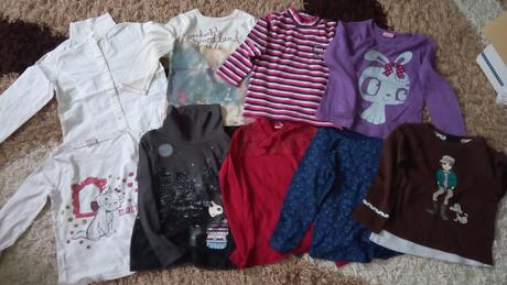 Dievčenské oblečenie - vyskladajte si balík, 104–116