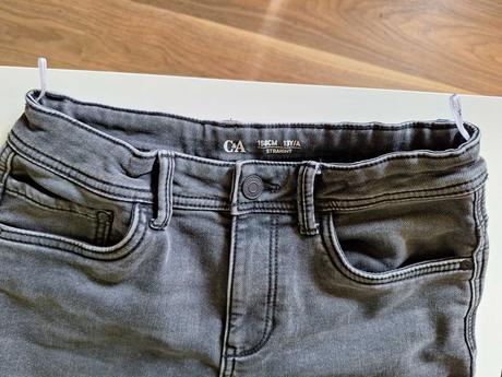 Zateplené riflové nohavice, c&a,158