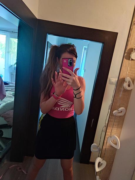 Čierna sukňa so strapcami veľ. m, m