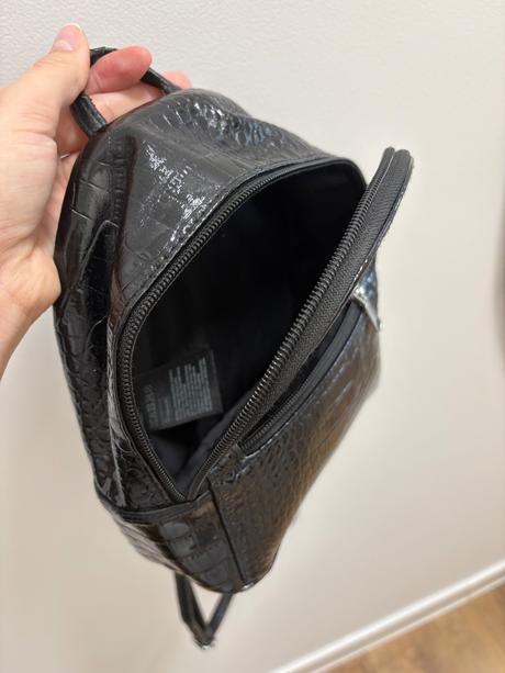 Čierny malý batoh, h&m