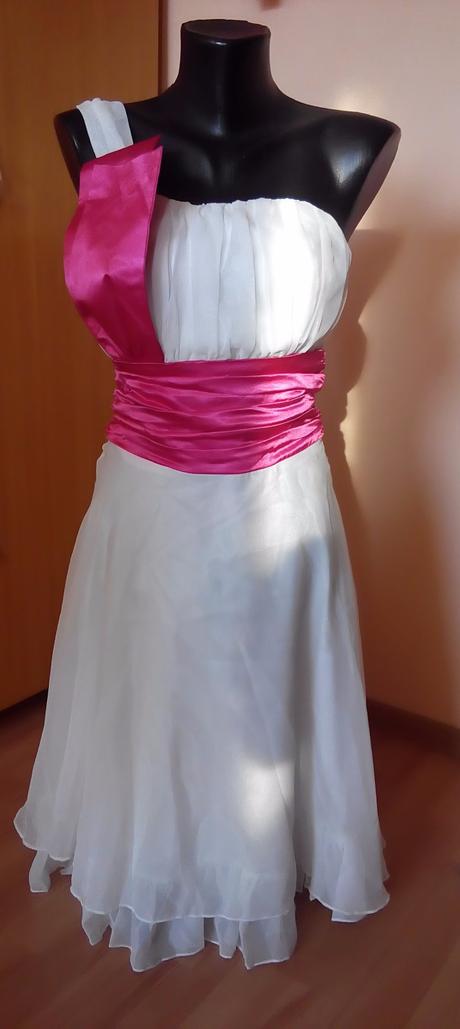 Biele spoločenské šaty, xs