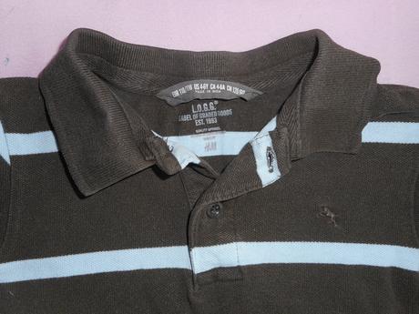 Hnedé pásikové, h&m,110