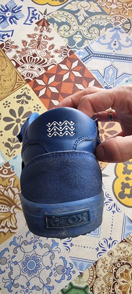 Geox kožené vysoké tenisky, geox,35