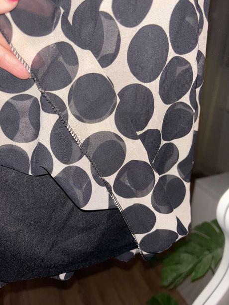 Bodkovaný top xs/s, tu,s