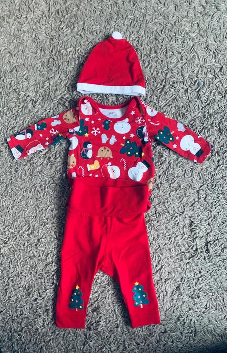 Vianočný komplet h&m 56, 56
