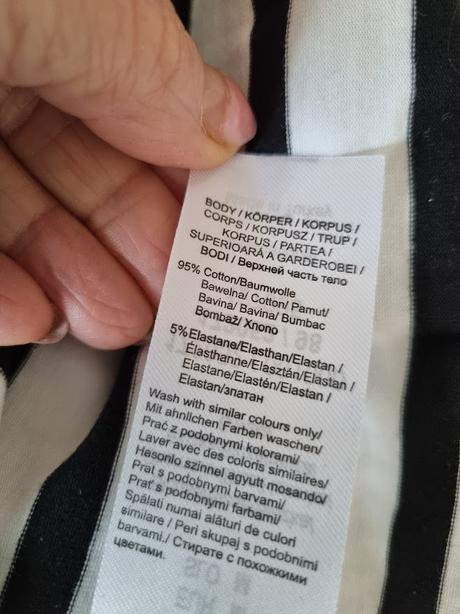 Bielo-čierny top orsay m, orsay,m