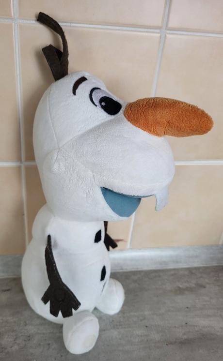 Plyšový olaf z frozen, 