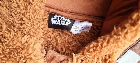 Kostým chewbacka starwars 12-18 m dlžka 70 cm, 