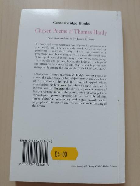 Chosen poems of thomas hardy - vybrane basne,