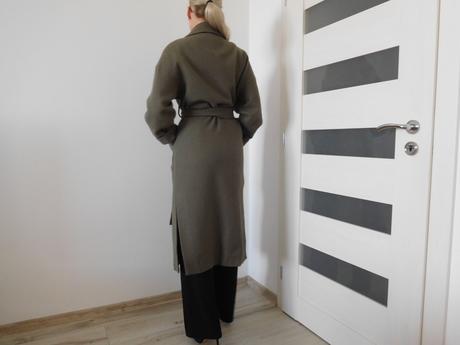 Zara woman -s/m-kabát dámsky,vlnený,, zara,s