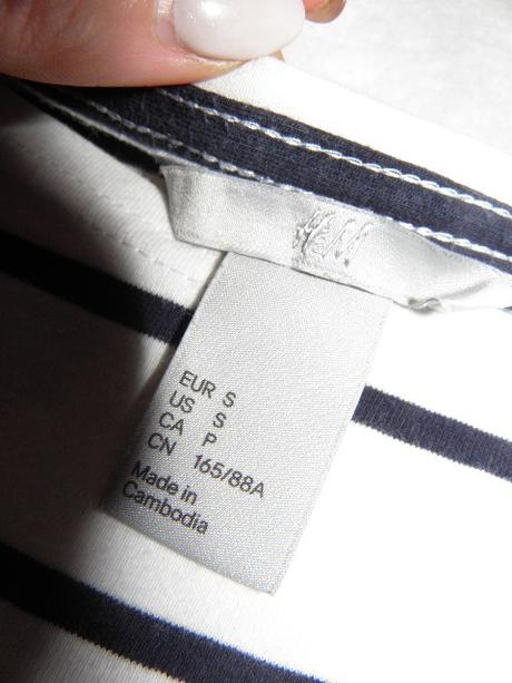 Tričko h&m, v. s, h&m,s