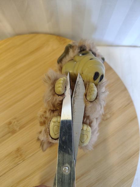 Retro štipcový mimozemšťan alf 80. roky, 13 cm, 