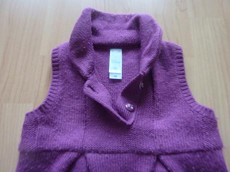 Úpletové šatočky,vestička, c&a,86