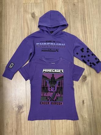 Mikina a tričko minecraft, 128