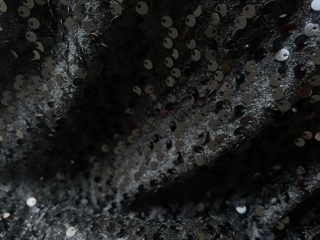 Zara čierne flitrované zamatové šaty, zara,xs