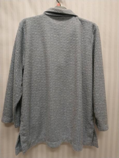 Dámska predĺžená modrá hrejivá mikina david nieper, xxl