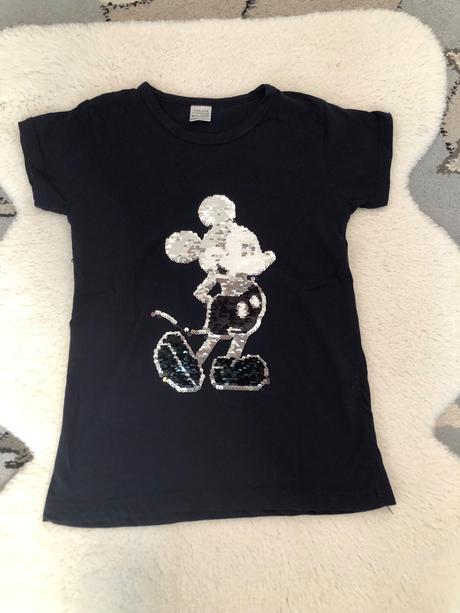 Flitrové tričko mickey, 128