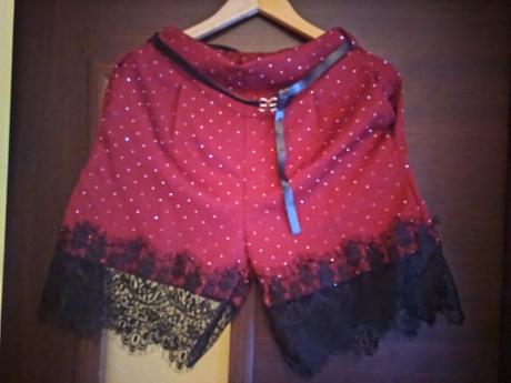 Kraťasy s čipkou, 36 / 38 / l / m