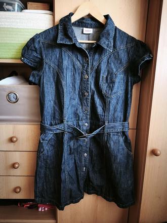 1x oblečené riflové šaty, colours of the world,42