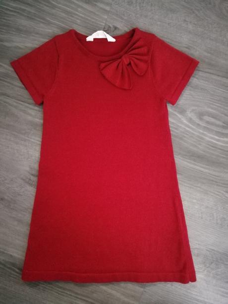 Červené šaty h&m, h&m,110