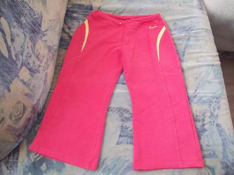 Ružové tepláky - cesrtis - 128/134, 128