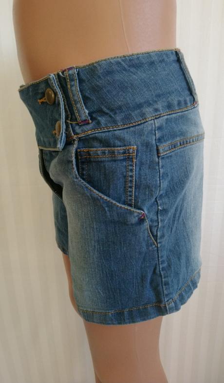 Dievčenské modré elastické šortky, toutcomptefait, 128