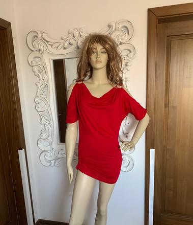 Cerveny top , saty italy, m
