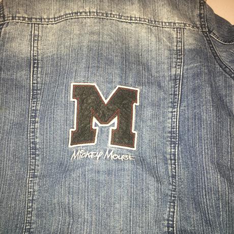 Zateplená riflová bunda "mickey mouse", disney,128