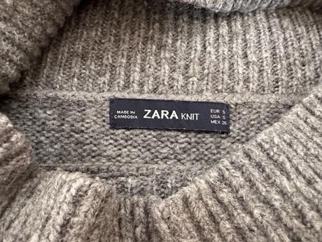 Teplý pulóver, zara,s