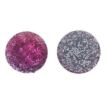 Ozdobné kamienky s trblietkou 12 mm, 