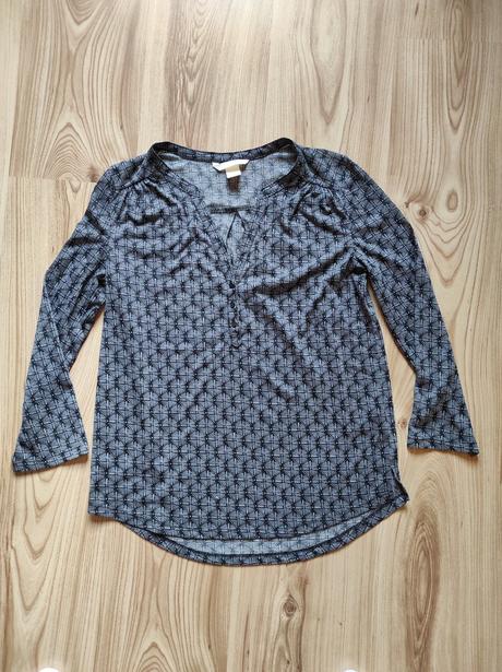 Vzorovaná blúzka, h&m,xs