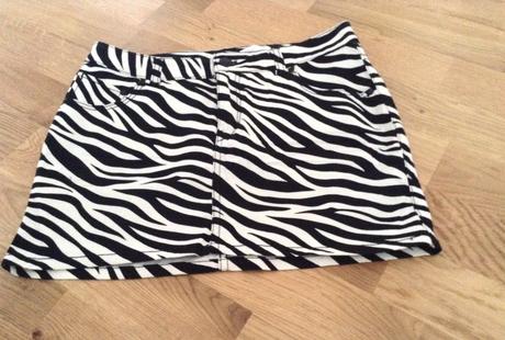 Sukňa zebrová, h&m,158