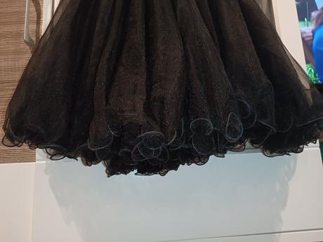 Nové plesové šaty m čierne, m