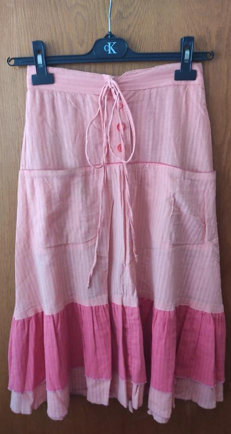 Bavlnený set top a sukňa, xs