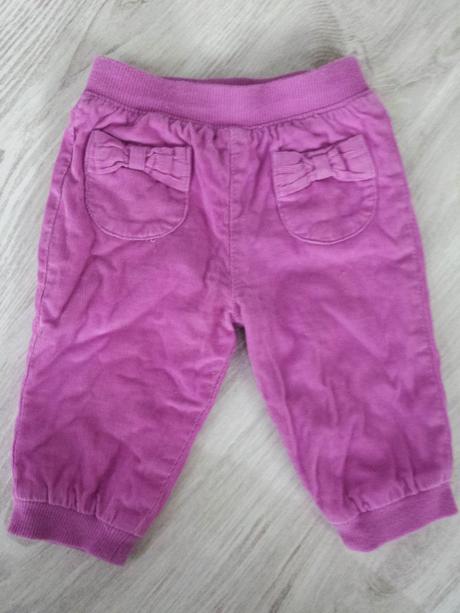 Menčestrové nohavice, f&f,68