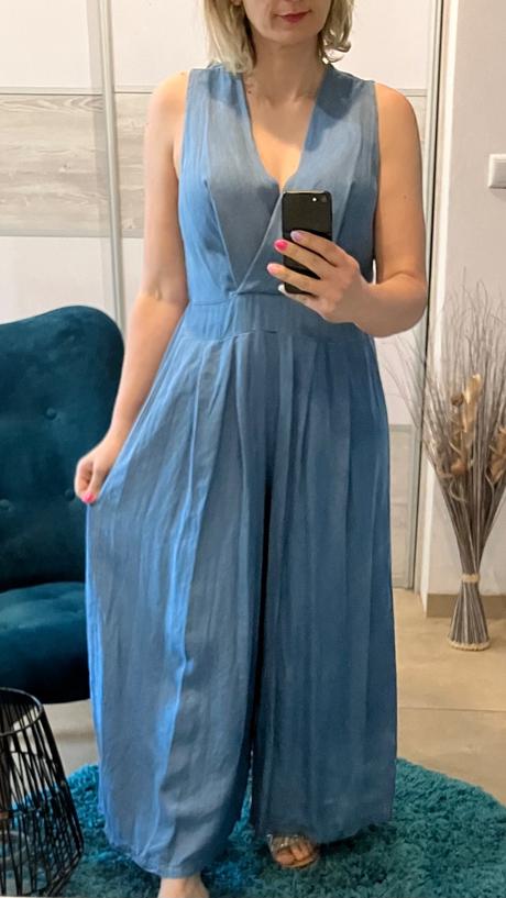 Rifľový overal so širokými nohavicami, l / m / s