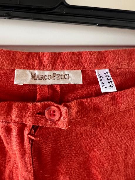 Ľanové nohavice marco pecci 42, 42